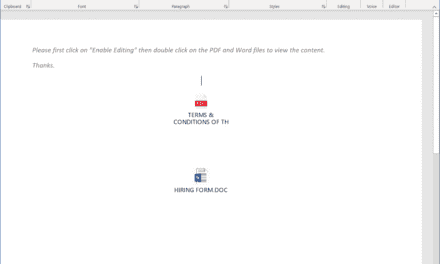 Malicious Word Document Delivering an Octopus Backdoor, (Thu, Dec 24th)